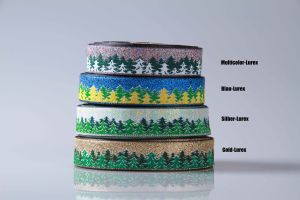 Borte | Weihnachten | 5 Meter | Tannen | GOLD | Farbauswahl | Made in Germany | OEKO-TEX®Kl. 1
