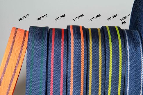 Einfassband | 25 m | flexible Bandware | Köperband aus PP | 40 mm breit | Farbauswahl