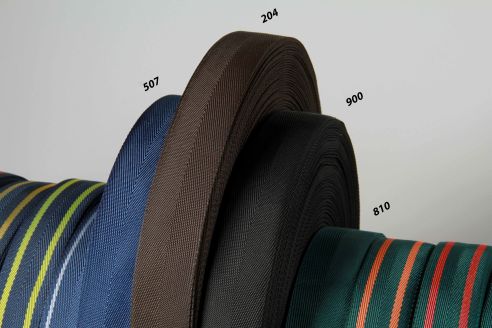 Einfassband | 25 m | flexible Bandware | Köperband aus PP | 40 mm breit | Farbauswahl