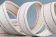 Baumwollgurt | Dochtband aus Baumwolle mit 2 roten Kennstreifen | 30 mm Breite | 10 m Rollenware | viele Anwendungszwecke | Stärke ca. 2 mm