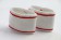2 Schweissbänder fürs Handgelenk | Elastisches Baumwoll - Frotteeband | 55 mm | rot