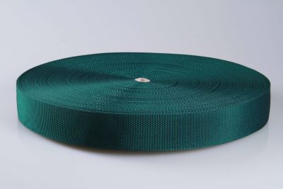 PP-Gurtband | Hohe Reißfestigkeit - 1.200 daN/kg | Breite 50 mm | Stärke 2,1 mm | 50 mtr. Rolle | dunkelgruen