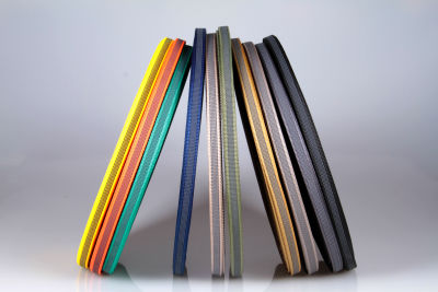 PP Anti-Rutsch | Meterware | 15 mm breit | Farbauswahl | Training | beidseitige schwarze Gummierung | Hundesport und Pferdesport