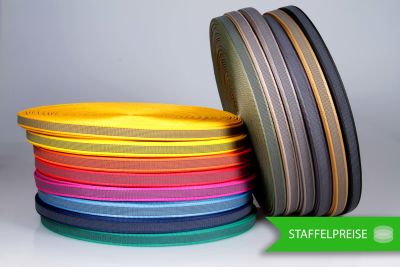 PP Anti-Rutsch | 25 mtr. Rolle | 20 mm breit | Farbauswahl | Training | beidseitige schwarze Gummierung | Hundesport und Pferdesport