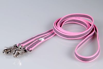 Zügelleine Cotton Soft | Pferdezügel für Ponys mit eingewebtem Gummi | Soft und Reißfest | 2,10 m Länge | 15 mm Breite | Farbwahl