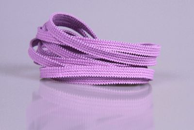 Elastisches Gummiband  -  5 mm  -  lavendel  -  5 mtr.  -  Deutsche Herstellung