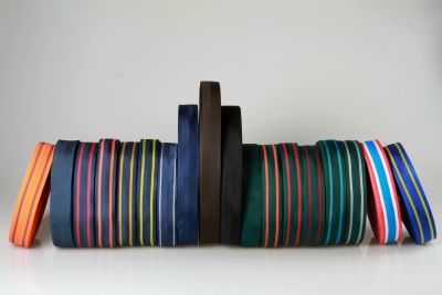 Einfassband  -  Meterware  -  flexible Bandware  -  Köperband aus PP  -  40 mm breit  -  Farbauswahl